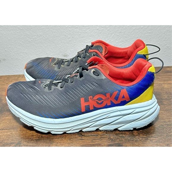 Hoka One One Rincon 3 Men's Running Shoes Black Red 1119395 BDGB Sz 8.5 D - Picture 6 of 12